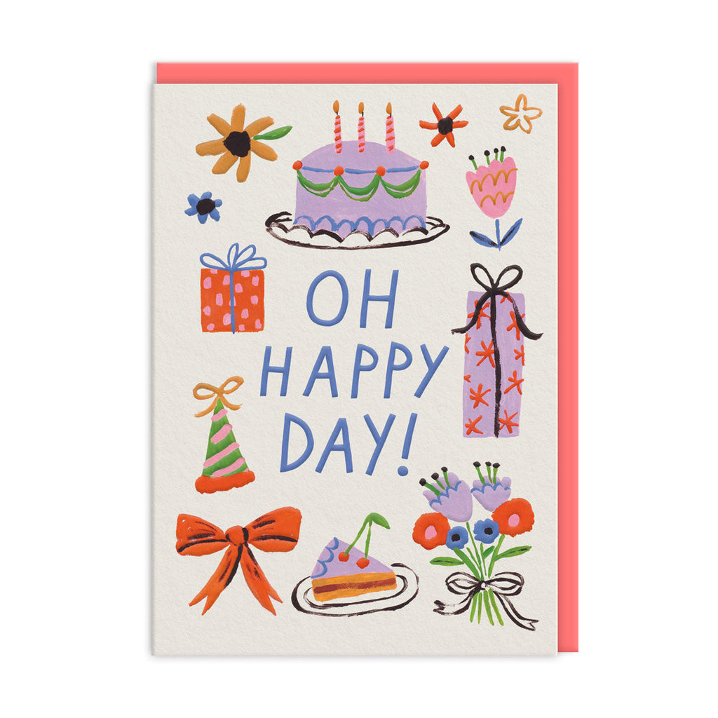 Ohh Deer Oh Happy Day Birthday Card