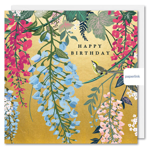 Paperlink - Orelia - Wisteria Birthday Card