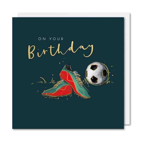 Paperlink - Vanilla - Football Birthday Card