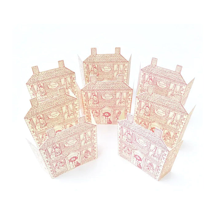 Elizabeth Harbour Stand-Up Christmas House Card Set