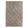 Floral patterned fabric on a white background