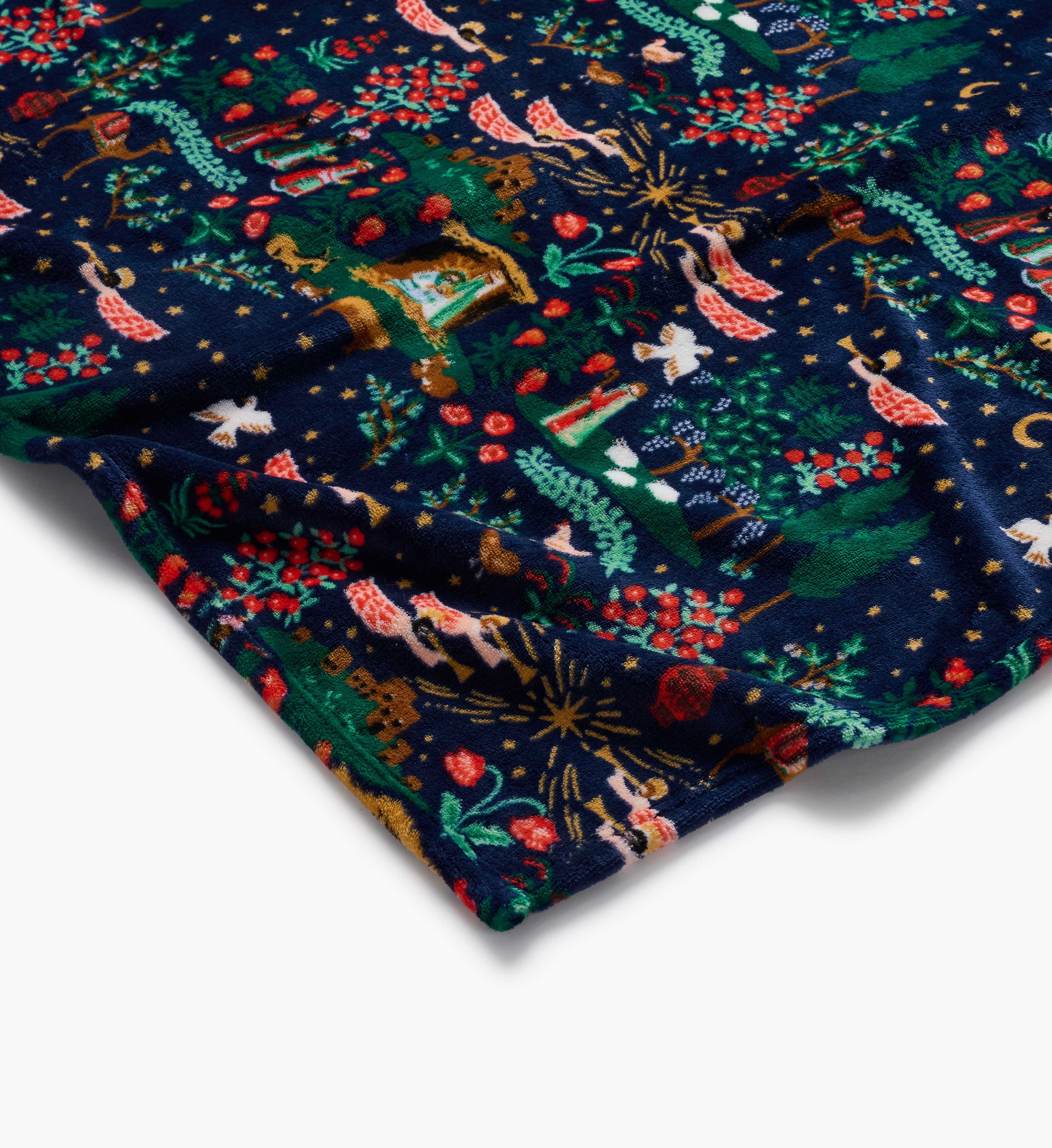 Rifle Paper Co Nativity Fleece Blanket The Paper Parlour