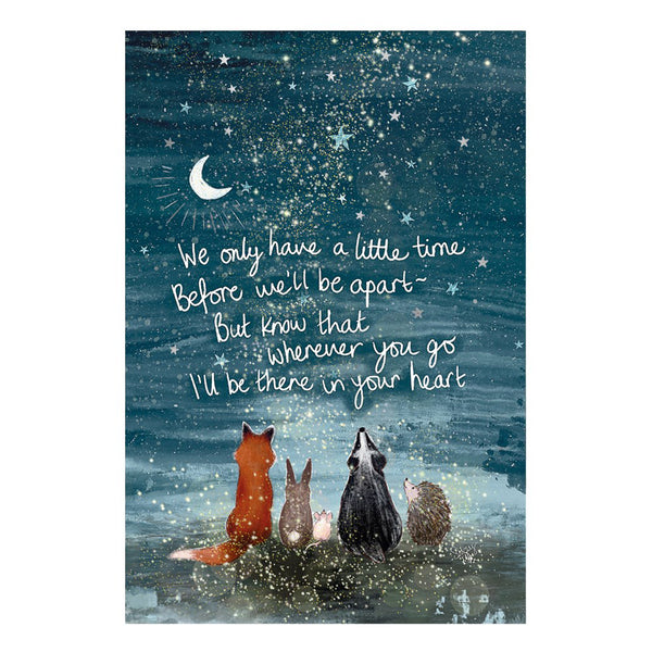 The Art File We Only Have A Little Time Sympath Card