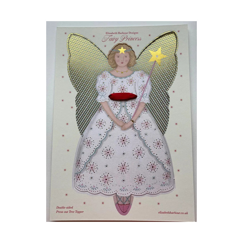 Elizabeth Harbour Fairy Princess Press Out Tree Topper