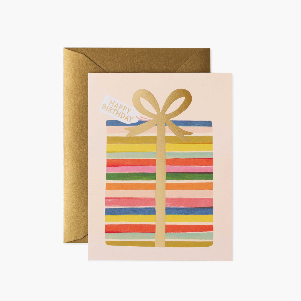 Rifle Paper Co. Feliz Birthday Present Card