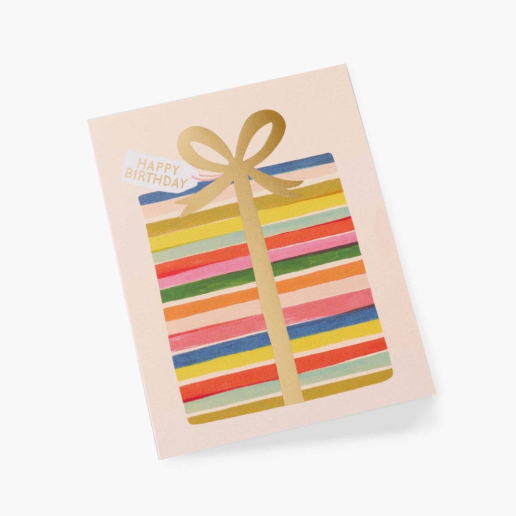 Rifle Paper Co. Feliz Birthday Present Card
