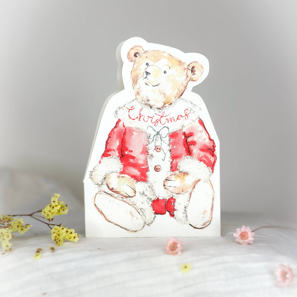 Sophie Amelia Creates - Festive Bear Christmas Card