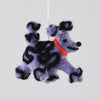 Cari Vander Yacht Fleur, the purple poodle Tree Decoration 