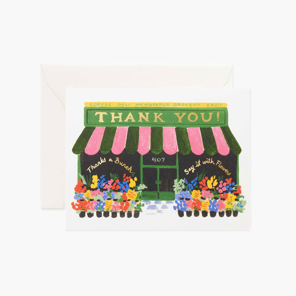 Rifle Paper Co. Flower Shop Thank You Card SET
