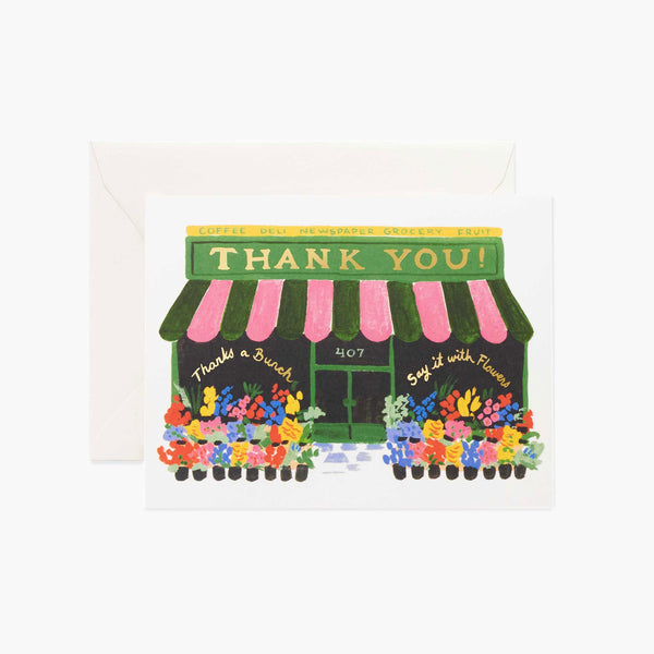 Rifle Paper Co. Flower Shop Thank You Card