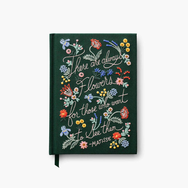 Rifle Paper Co. - There Are Always Flowers Embroidered Journal