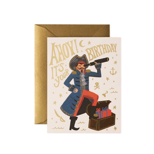 Rifle Paper Co. Pirate Birthday Card