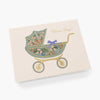 Rifle Paper Co. Floral Pram New Baby Card