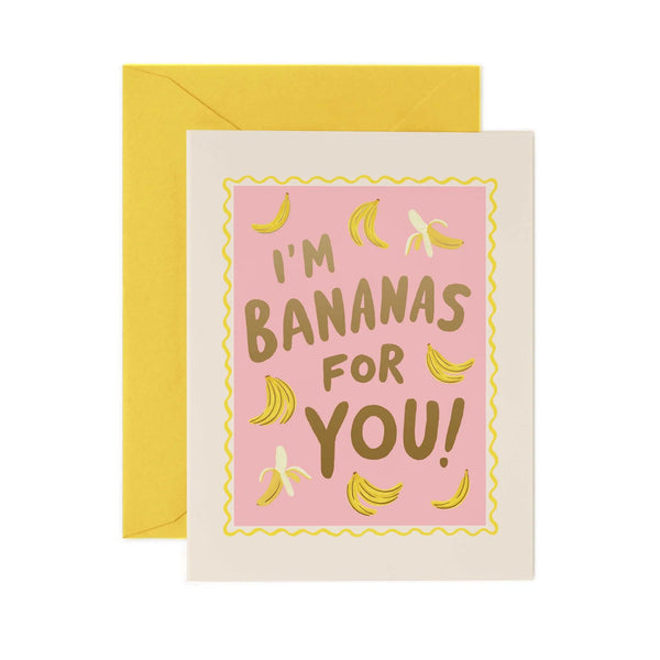 Rifle Paper Co. Bananas For You Card