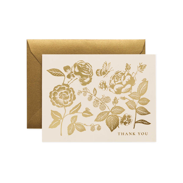 Rifle Paper Co. English Roses Thank You Card SET