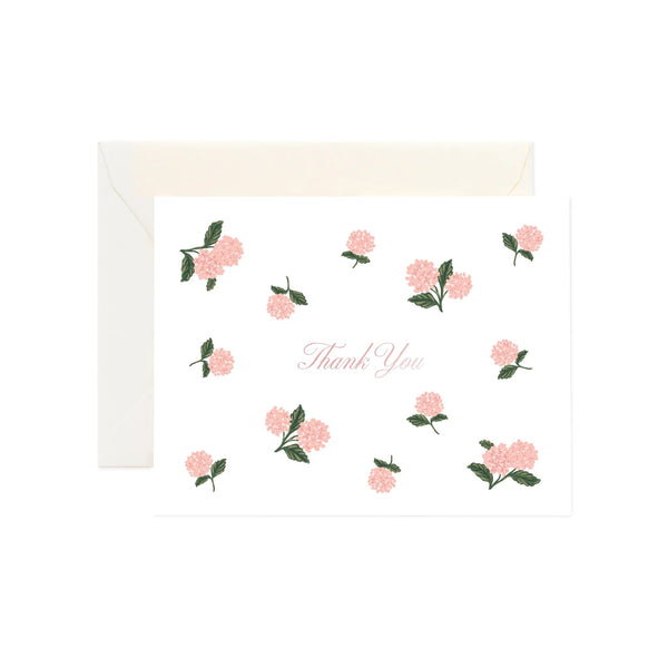 Rifle Paper Co. Pink Hydrangea Thank You Card