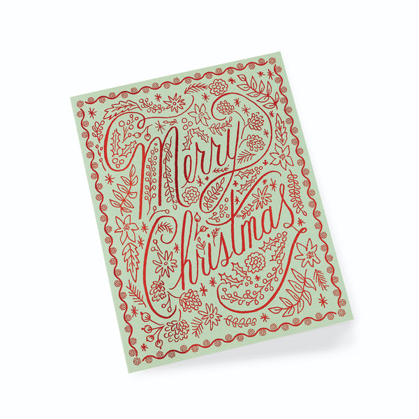 Rifle Paper Co. Crimson Christmas Card SET