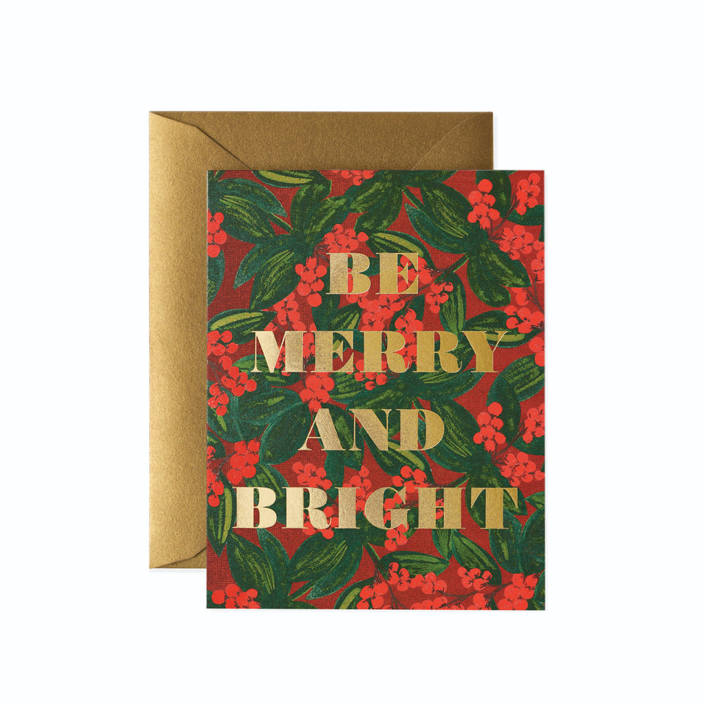 Rifle Paper Co. Merry Berry Christmas Card SET