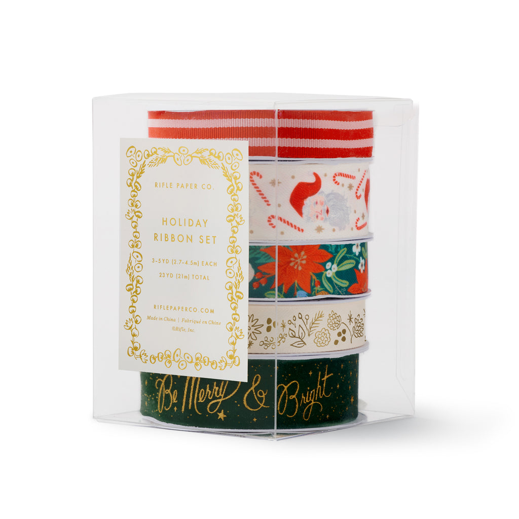 Rifle Paper Co. - Be Merry & Bright Ribbon Set