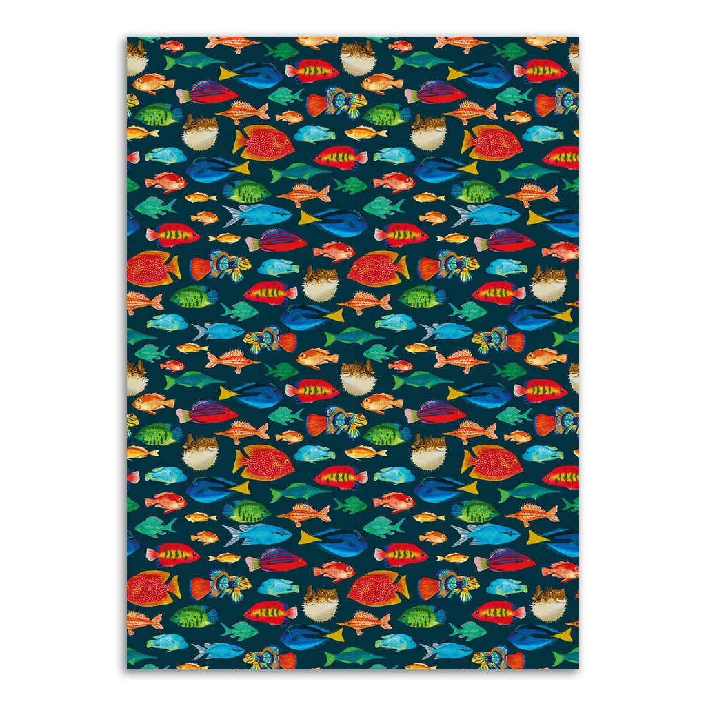 The Art File Fishes Gift Wrap