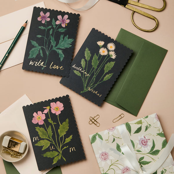 Wanderlust Paper Co. Geranium 'With Love' Birthday Card