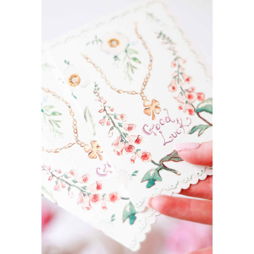 Sophie Amelia Creates - Good Luck Clover Card