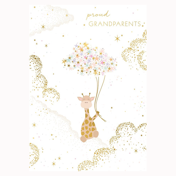 The Art File Proud Grandparents Baby Card