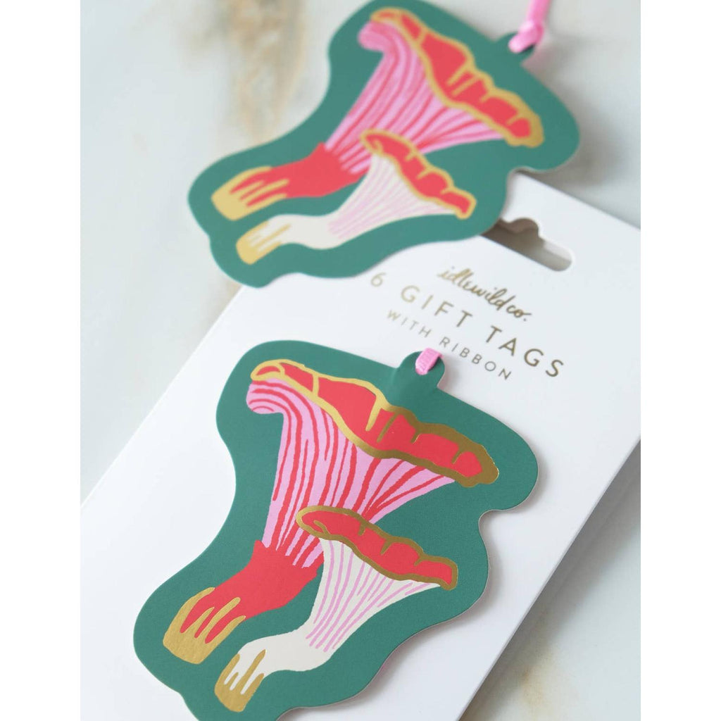 Idlewild Co. - Die-Cut Gift Tags | Chanterelle Mushroom