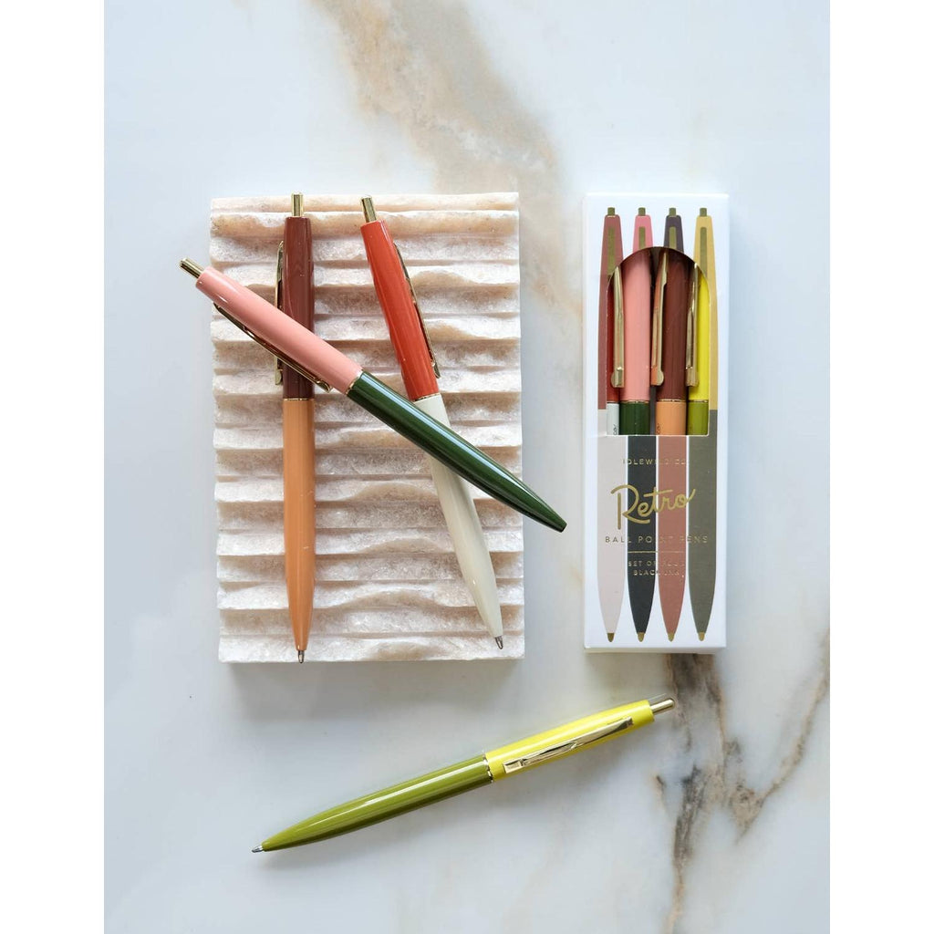 Idlewild Co. - Retro Pen Set of Four | Desert Tones