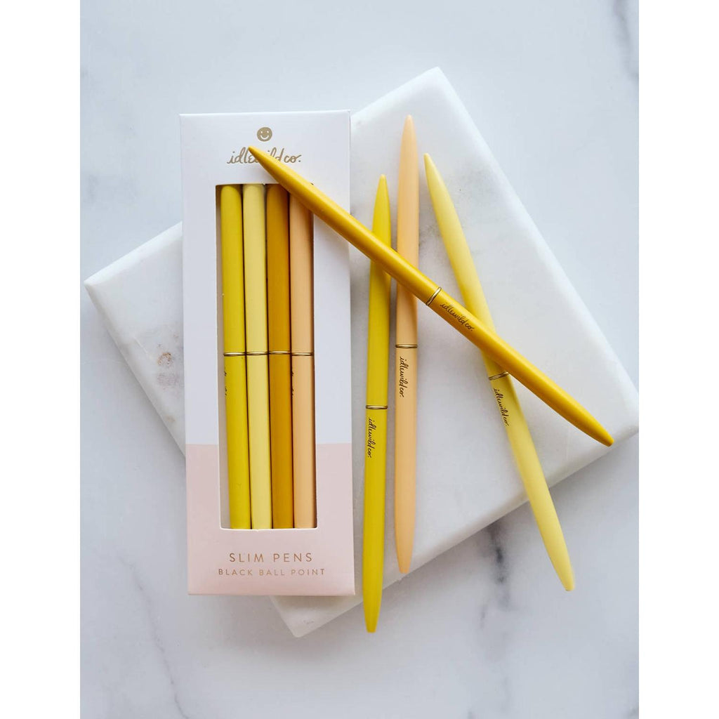 Idlewild Co. - Slim Pen, Set of Four | Spectrum Sunny Days (Yellows)