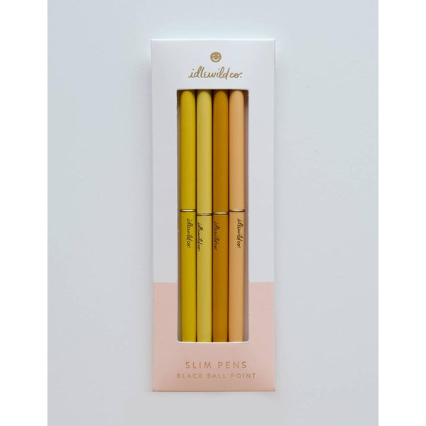 Idlewild Co. - Slim Pen, Set of Four | Spectrum Sunny Days (Yellows)