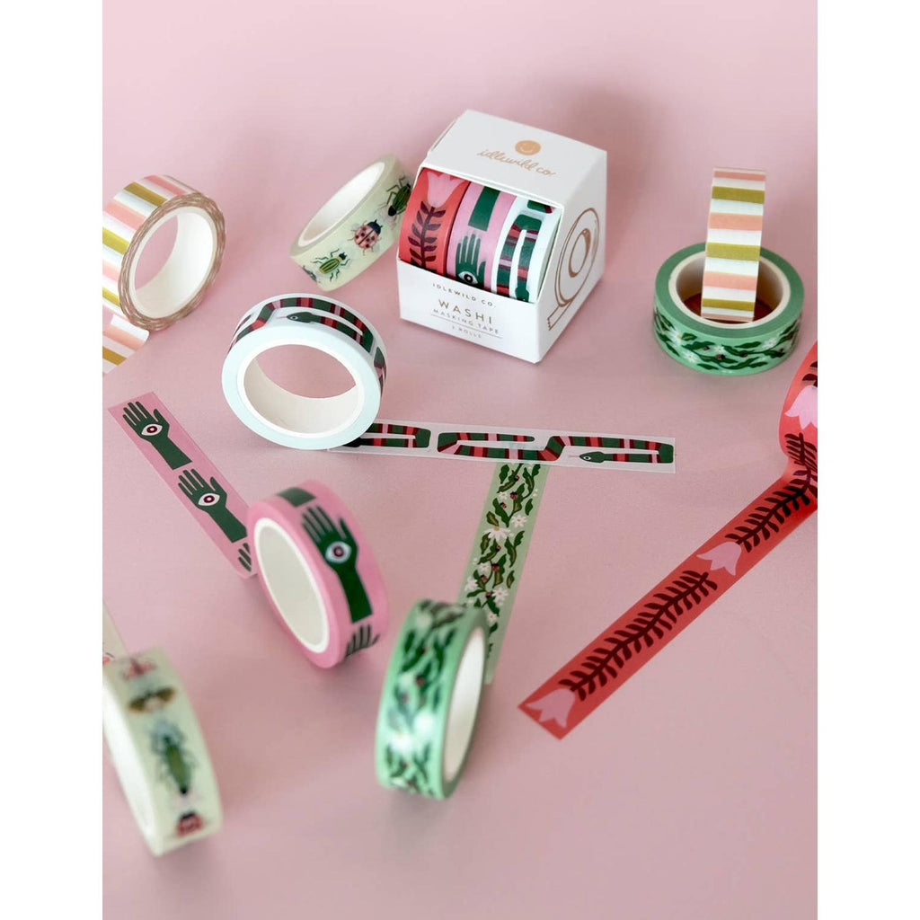 Idlewild Co. - Washi Tape, Set of 3 | Entomologist Garden