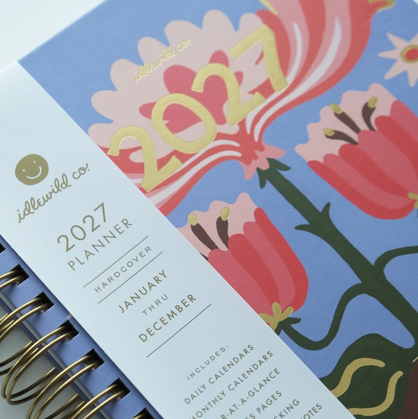 Idlewild Co. - 2027 Spiral Bound Planner | Tulip