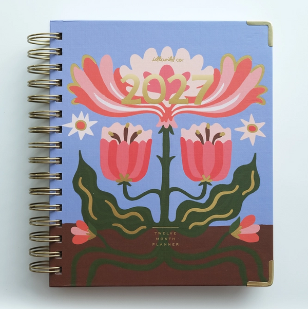 Idlewild Co. - 2027 Spiral Bound Planner | Tulip