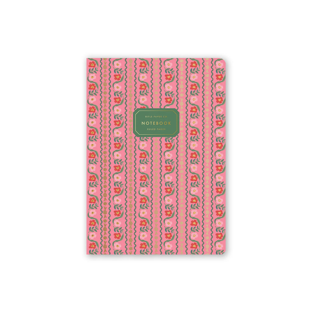 Rifle Paper Co. Set of 3 Stitched Notebooks - Dahlia