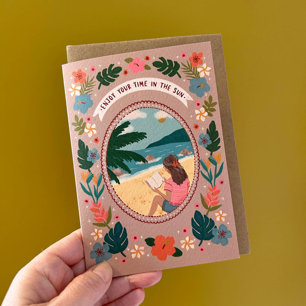 Jessie Maeve Studio - Enjoy Your Time in the Sun Birthday Card