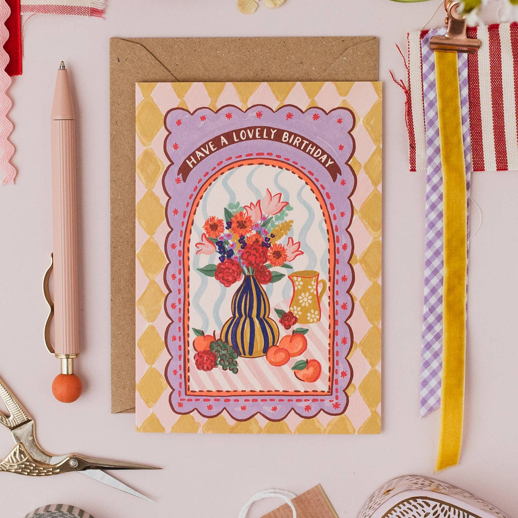 Jessie Maeve Studio - Lovely Birthday Card