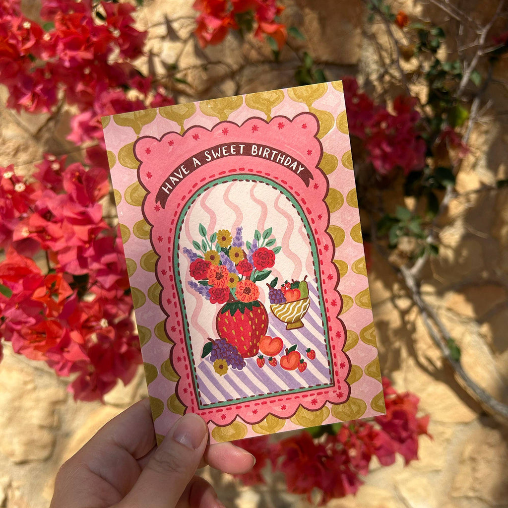 Jessie Maeve Studio - Strawberry Birthday Card