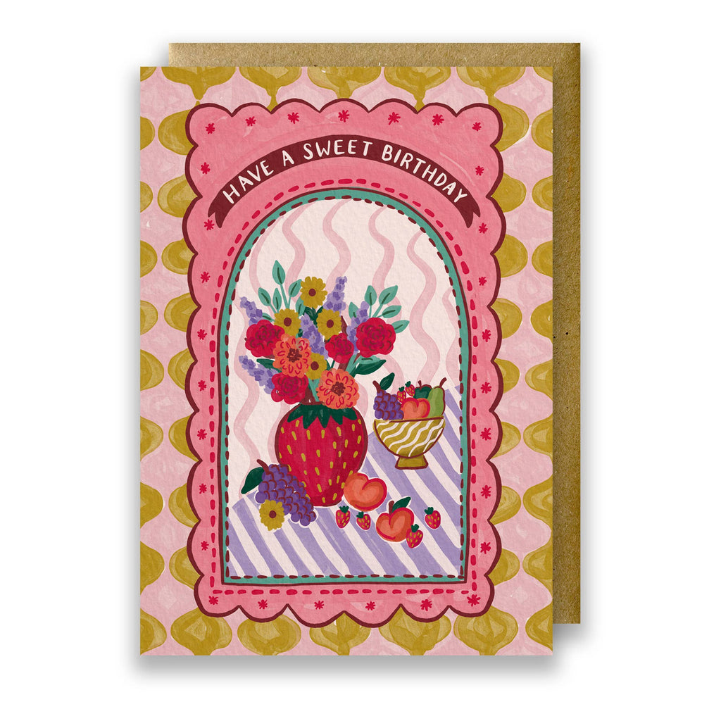Jessie Maeve Studio - Strawberry Birthday Card