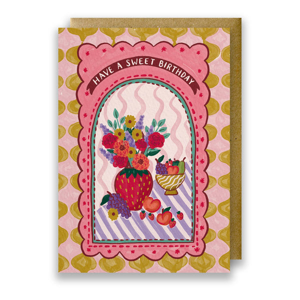Jessie Maeve Studio - Strawberry Birthday Card