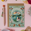 Jessie Maeve Studio - Sunrise & Mountains Sympathy Card