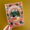 Jessie Maeve Studio - Tropical Beach Yoga Birthday Card