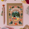 Jessie Maeve Studio - Tropical Beach Yoga Birthday Card