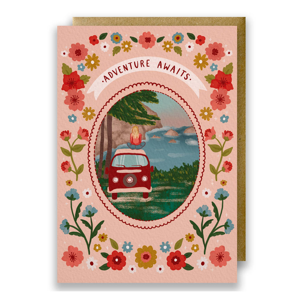 Jessie Maeve Studio - Wild Camping Goodbye & Good Luck Card