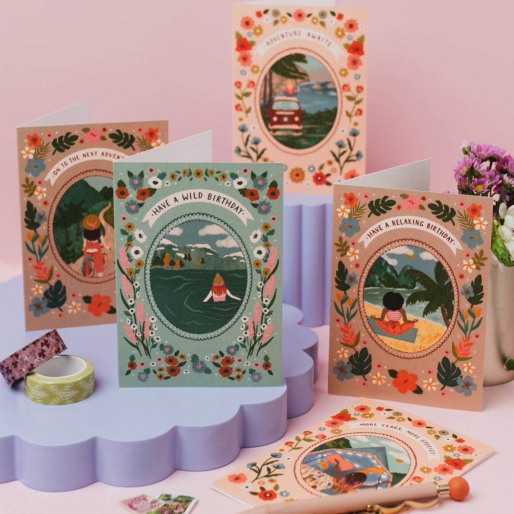 Jessie Maeve Studio - Wild Swimming Adventure Birthday Card
