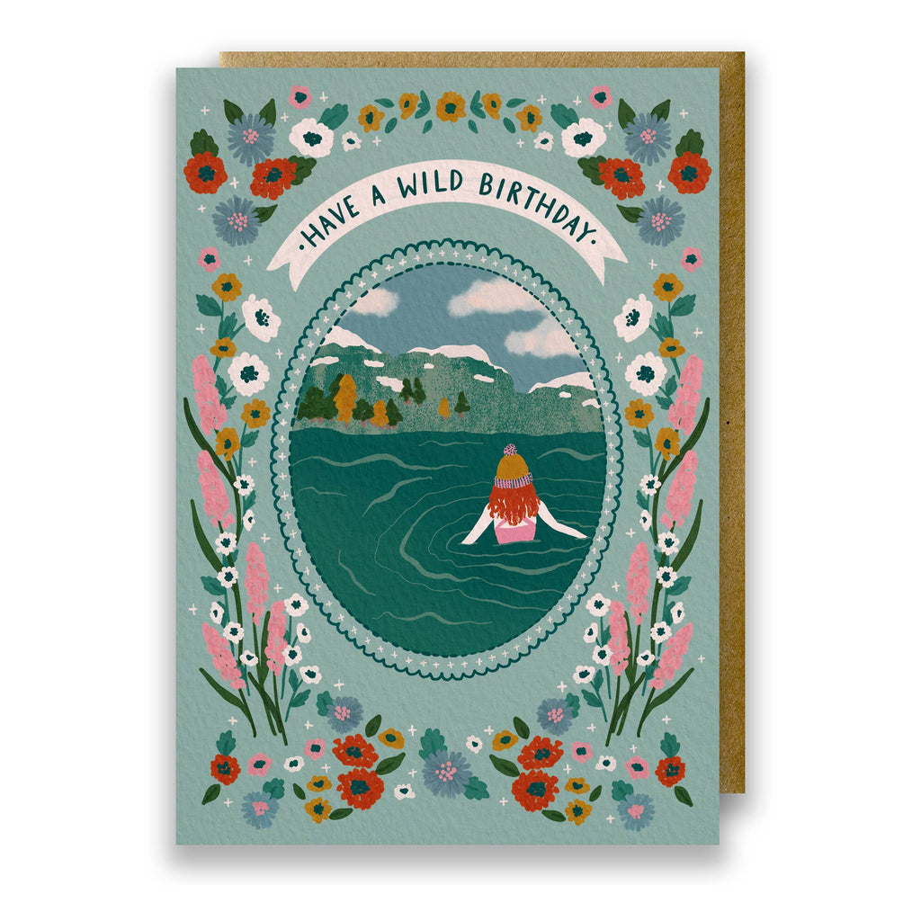 Jessie Maeve Studio - Wild Swimming Adventure Birthday Card