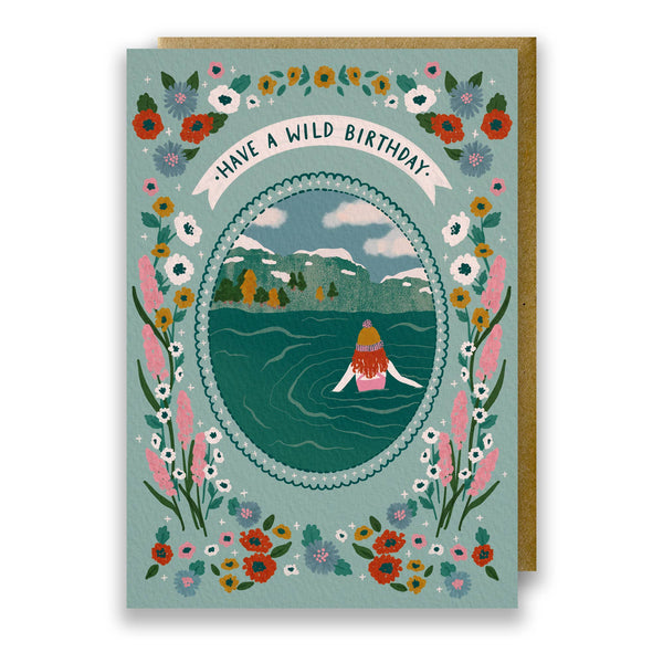 Jessie Maeve Studio - Wild Swimming Adventure Birthday Card