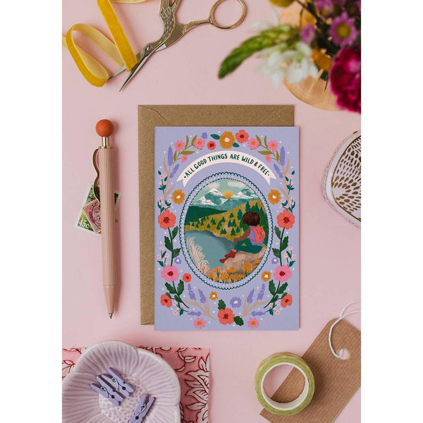 Jessie Maeve Studio - Wild and Free Card