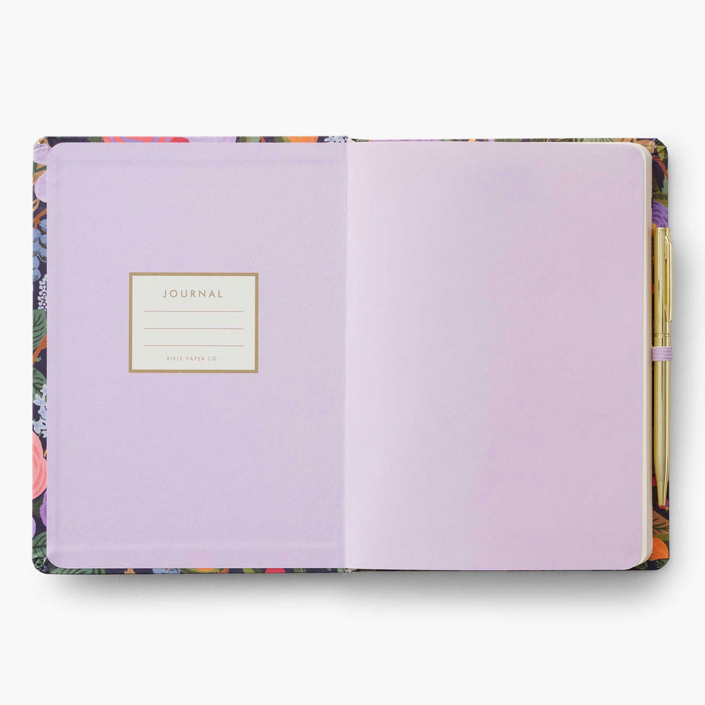 Rifle Paper Co. Journal with Pen - Violet Garden Party