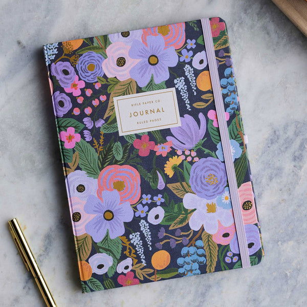 Rifle Paper Co. Journal with Pen - Violet Garden Party